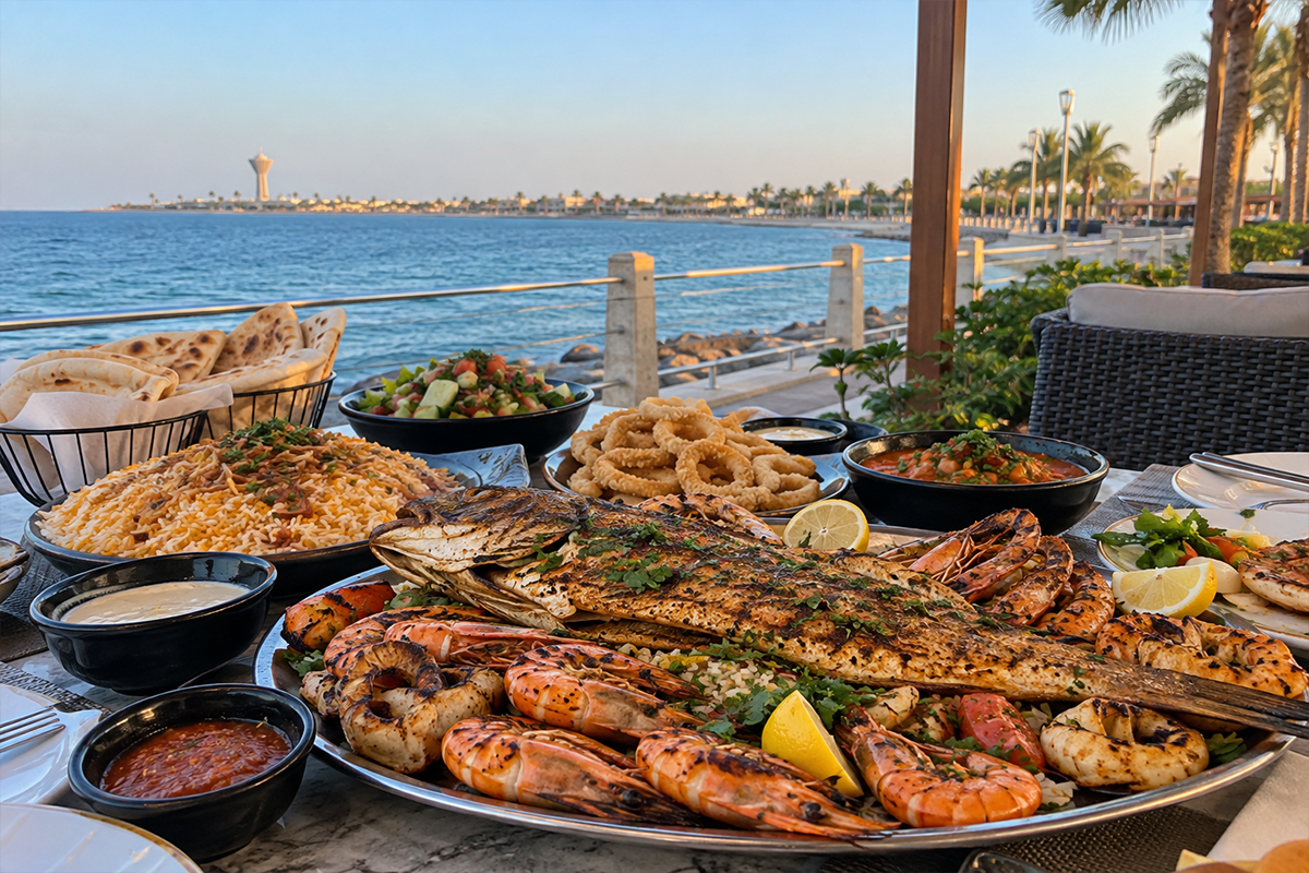 المأكولات البحرية في ينبع